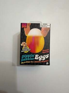 New Fast Ship Nee Doh Dippin' Dazzler Egg Smooth Sunrise